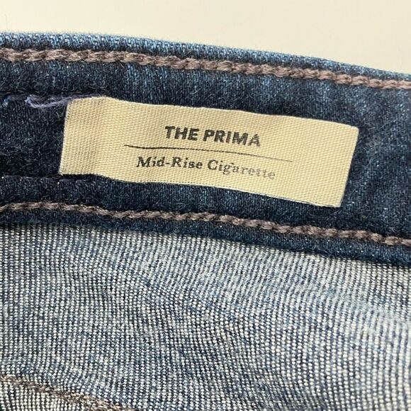 AG Jeans | Prima Cigarette dark wash mid-ride Jeans | size 27 - Picture 4 of 10